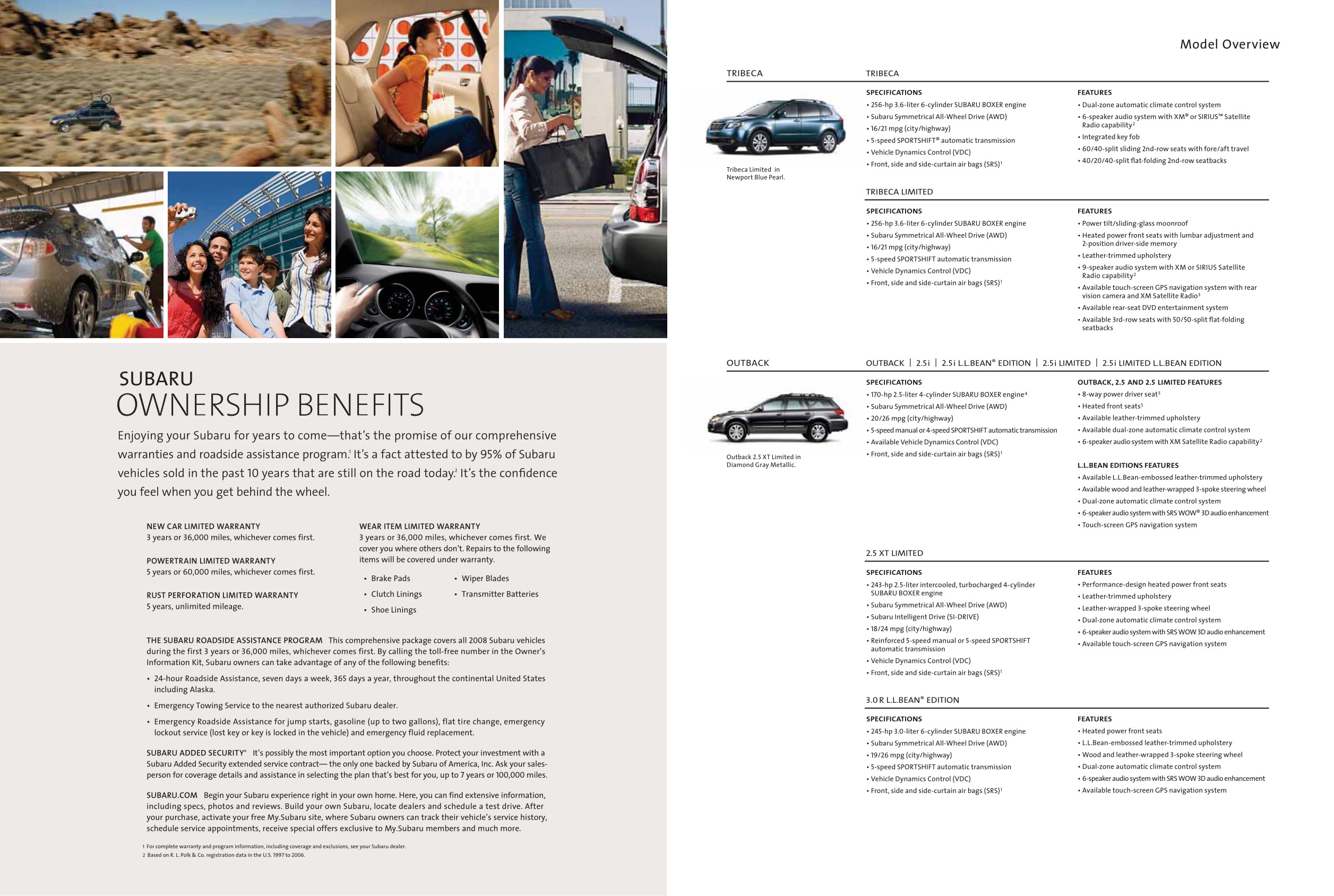 2008 Subaru Brochure Page 17